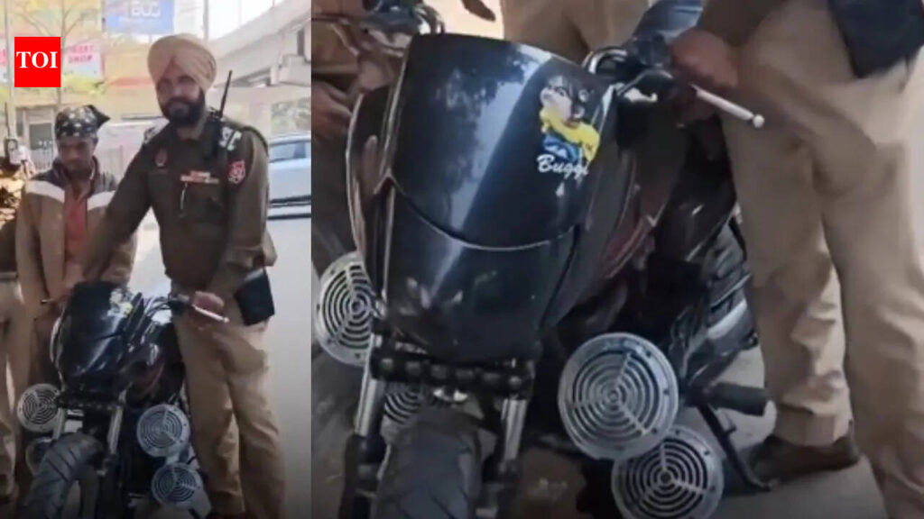 Train-like horn on Hero HF Deluxe! Watch police testing it in viral video