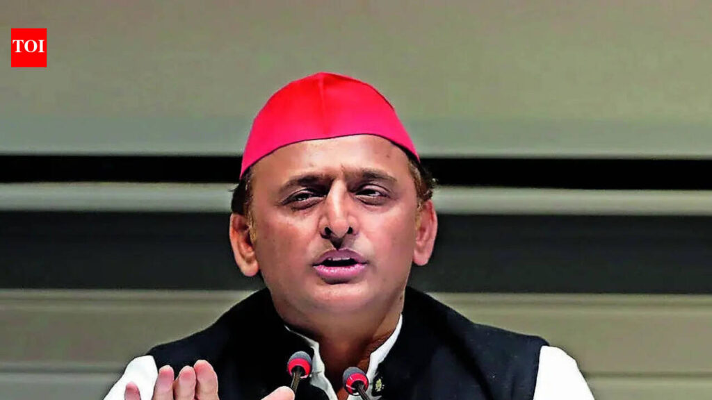 BJP govt has shut down around 70K schools, destroyed primary edu: Akhilesh | Lucknow News