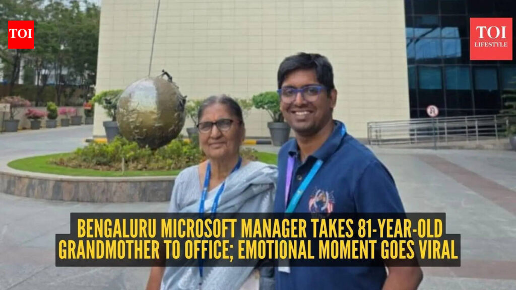 ‘Bigger than any promotion’: Bengaluru Microsoft manager takes 81-year-old grandmother to office; emotional moment goes viral |