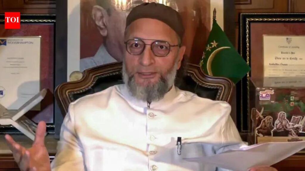 Asaduddin Owaisi: ‘Paranoia and fear’: Owaisi slams Centre over SIR, alleges exercise may create ‘permanent class of excluded Indians’ | India News