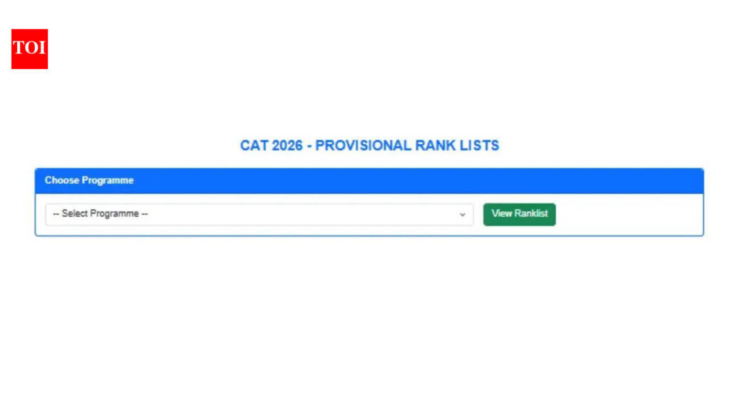 CUSAT CAT 2026 Rank List out: Here’s the direct link to check course-wise rankings