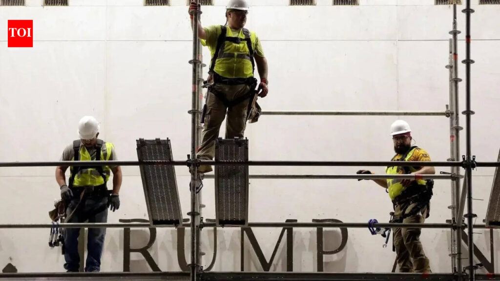 ‘Take it down!’ Crowd cheers as Kennedy Centre removes Trump’s name – watch