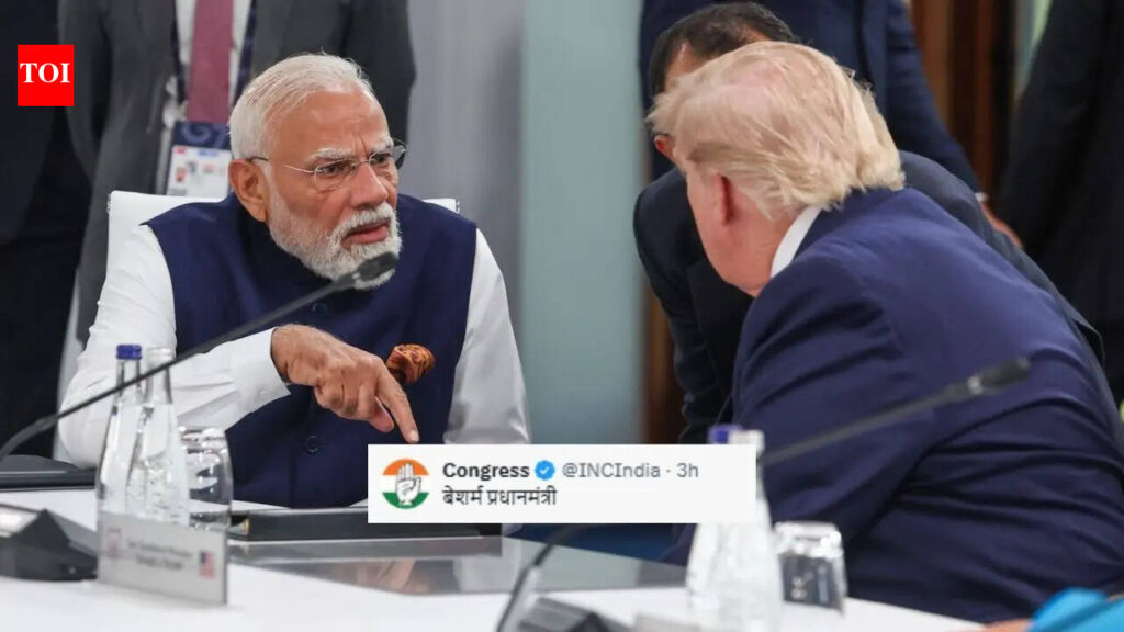 Opposition Criticizes PM Modi for Meeting Trump After Deaths of Indian Sailors | India News