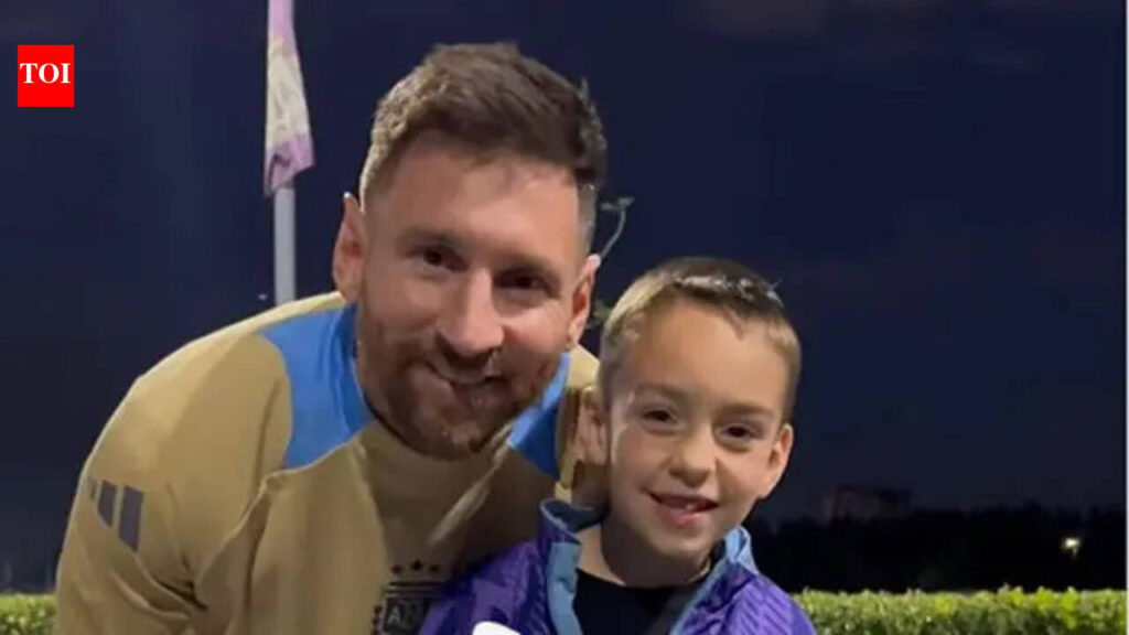 Watch: Young fan teaches Lionel Messi a new celebration after historic FIFA World Cup hat-trick | Football News