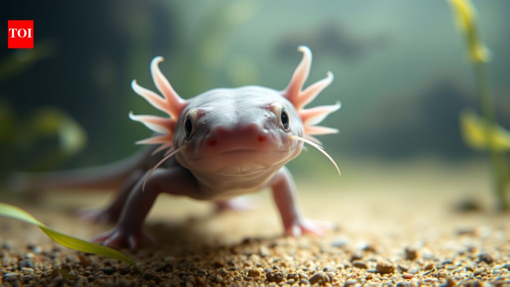 The smiling salamander that can regrow its brain, heart and limbs; scientists think its secrets could help transform human medicine |
