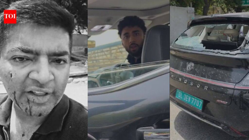 ‘Didn’t give way, so they attacked me’: BBA students chase Delhi man’s car, beat him up, smash windows | Gurgaon News