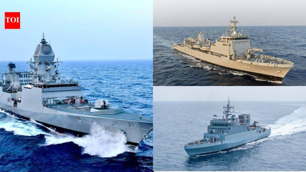Why INS Dunagiri, INS Sanshodhak and INS Agray are more powerful together than separately