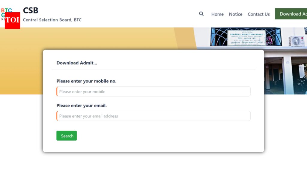 BTC Forest Guard admit card 2026 released at centralselectionboard.com: Direct link to download hall tickets