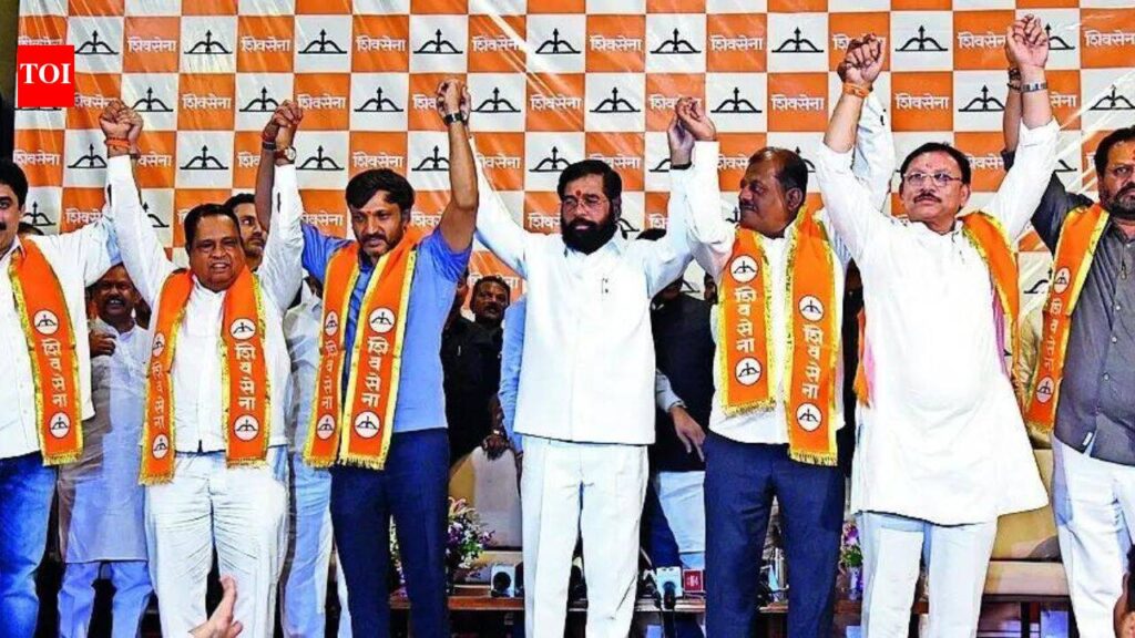 6 Tigers here with me, says Shinde as 6 rebel UBT MPs formally join Sena | Mumbai News