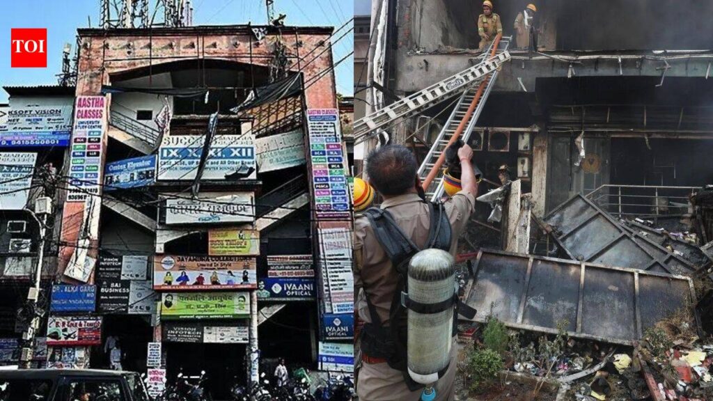 One staircase, many institutes: Fire safety gaps galore in Lucknow’s coaching hubs | Lucknow News