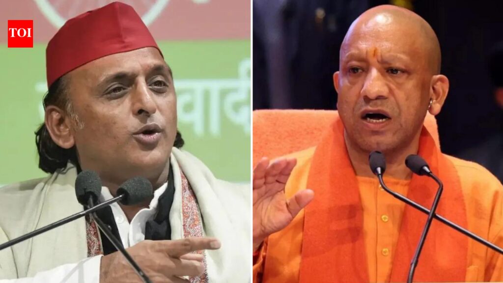 ‘They want to remove CM of Uttar Pradesh’: Akhilesh Yadav links MP CM land row to Yogi Adityanath | India News