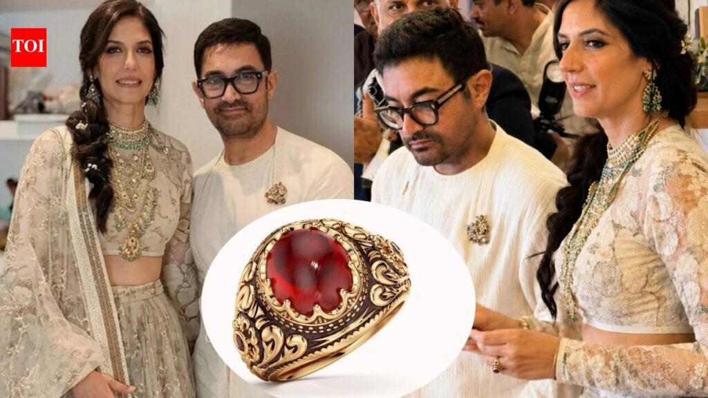 Aamir Khan’s wedding ring for Gauri Spratt required 256 hours of work 131 pairs of skilled hands, has an exceptionally rare natural ruby sourced from Madagascar |