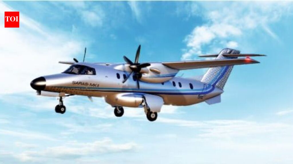 CSIR-NAL completes design of indigenous 19-seater Saras MkII light transport aircraft; minister calls it a ‘milestone’ in aviation sector | India News