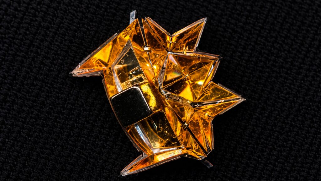 MIT developed a tiny origami robot that folds itself and it could one day work inside the human body |