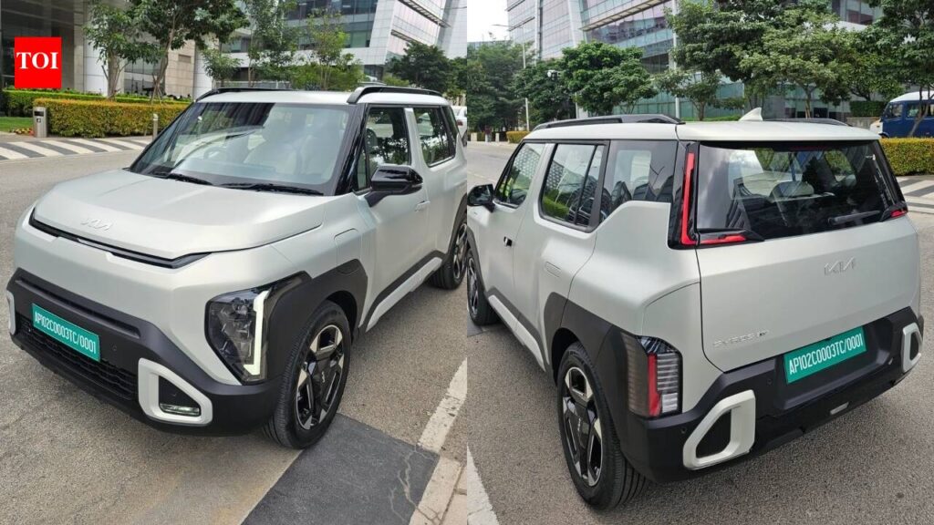 Kia Syros EV spotted undisguised ahead of launch: Expected specs