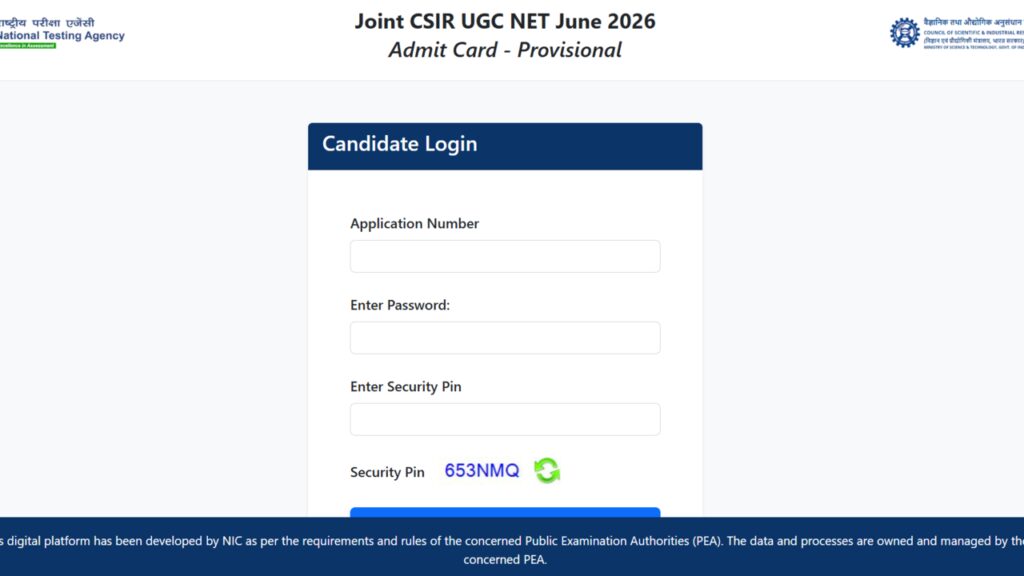 Joint CSIR UGC NET June 2026 admit card out at csirnet.nta.nic.in: Direct link to download hall ticket here