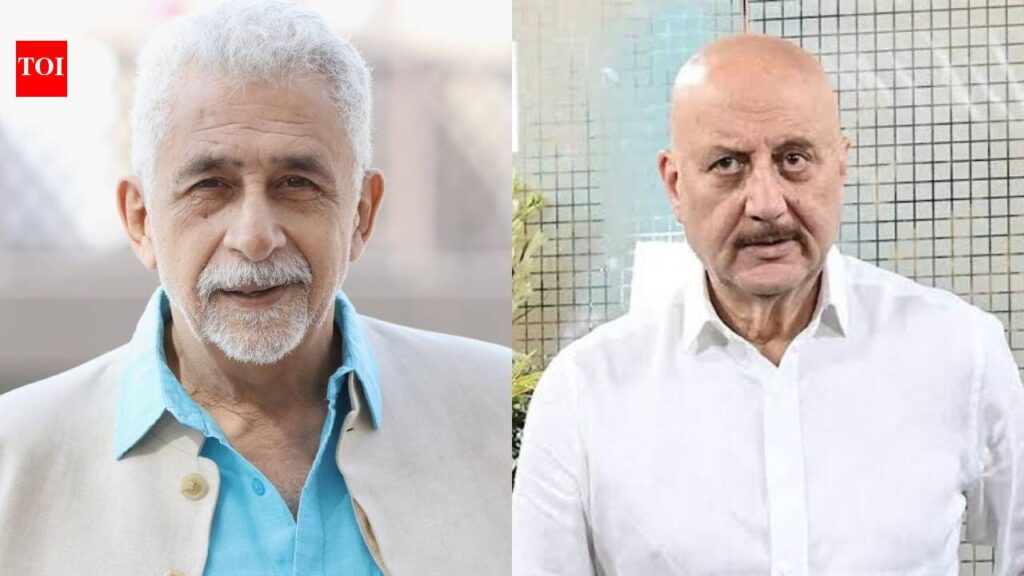 Anupam Kher clarifies Naseeruddin Shah and him have hugged and patched up as 6-year old video goes viral, replies to trolling over Ram Mandir in Ayodhya: ‘Why are you threatened by my shadow?’ | Hindi Movie News