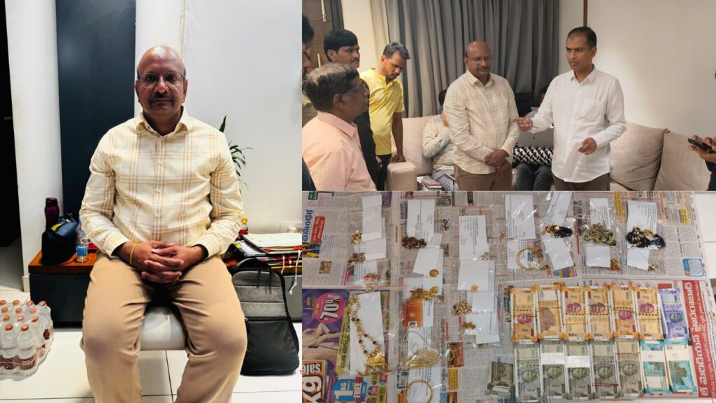 5 plots, 4 flats, villa, 1. 44kg gold, 12kg silver: ACB raid uncovers Rs 9.24 crore assets linked to Hyderabad Development Authority chief engineer B Ravinder | Hyderabad News