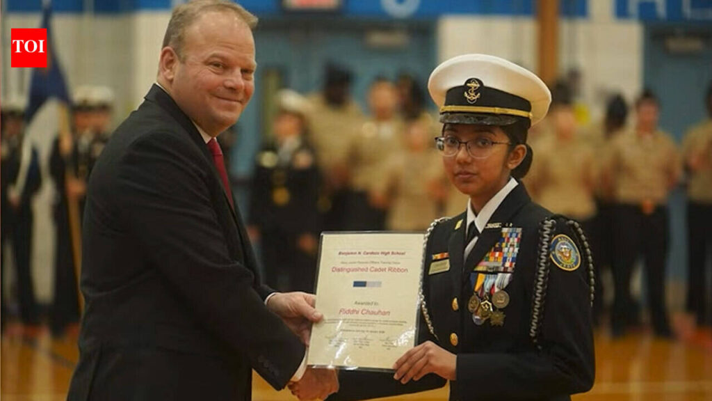 At 17, she leads nearly 300 US Navy cadets before school. Now, she’s one step closer to becoming a naval officer