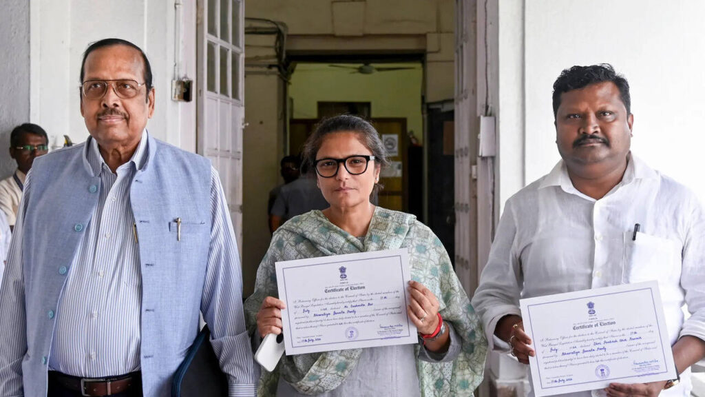 Three ex-TMC MPs re-elected to Rajya Sabha as BJP candidates days after switching sides | India News