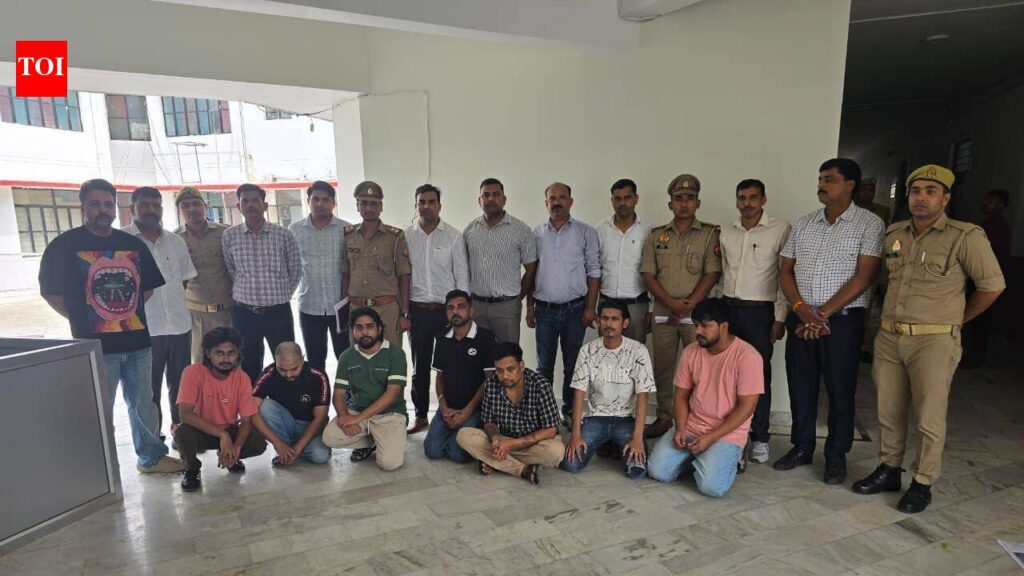 Seven held as fake call centre which duped over 100 US citizens of ₹50 cr busted | Lucknow News