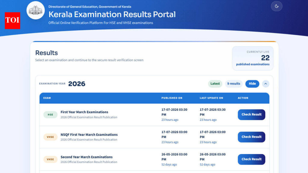 DHSE Kerala Plus Two Improvement Result 2026 expected soon, check result steps and details
