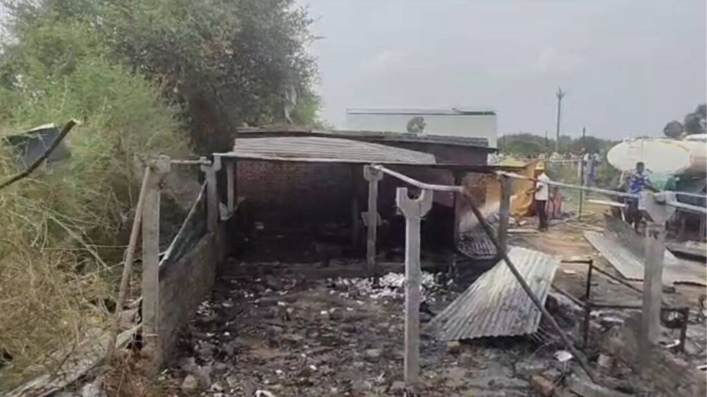 5 killed, 10 injured after fire breaks out at illegal firecracker unit in Gujarat | Ahmedabad News