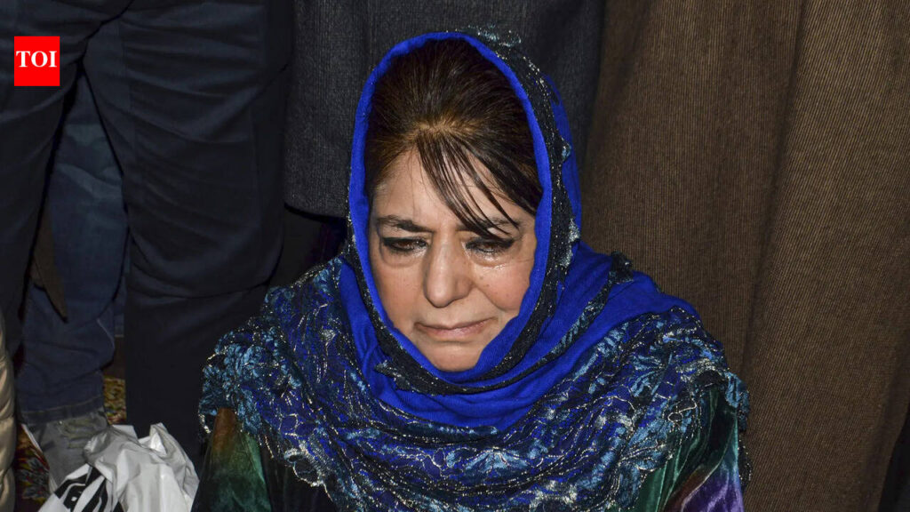 ‘Only if…’: Mehbooba Mufti gives conditional nod to NC’s J&K statehood protest invite in Delhi | India News