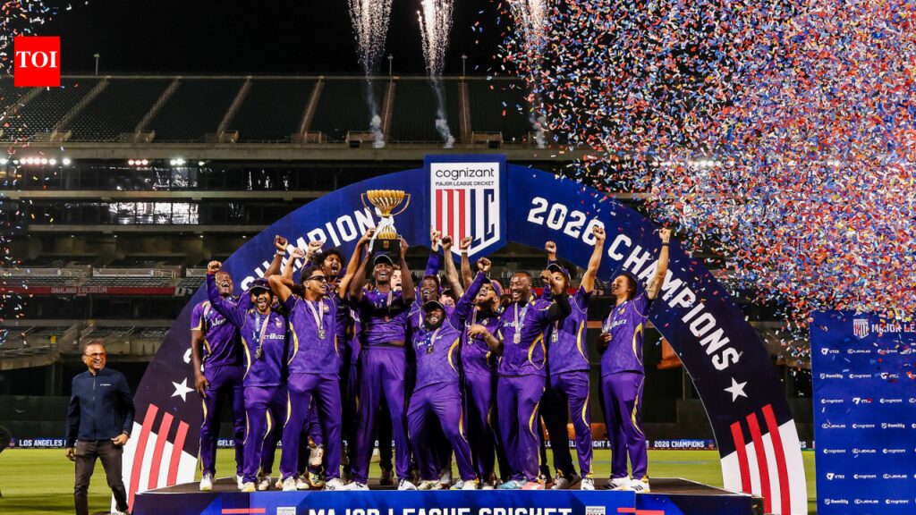 Shah Rukh Khan celebrates LA Knight Riders’ maiden MLC title after thrilling final win | Cricket News