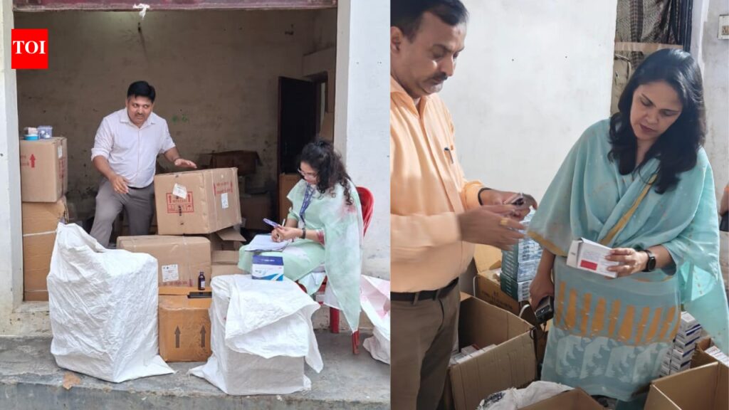 Drugs, codeine syrups worth Rs 1.13 crore seized from 3 illegal warehouses in UP’s Gonda, 1 held | Lucknow News