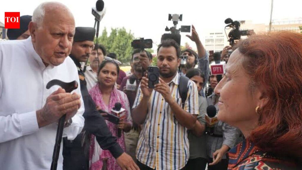 Farooq Abdullah meets Wangchuk’s wife, wishes him good health | India News