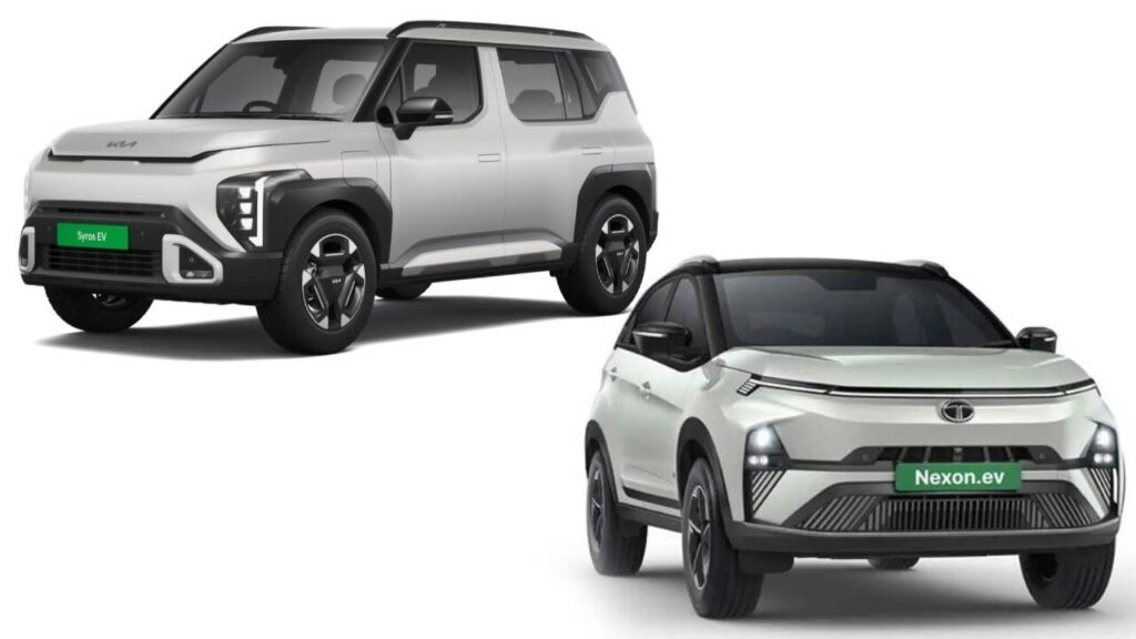 Kia Syros EV vs Tata Nexon EV: Range, features & more compared |
