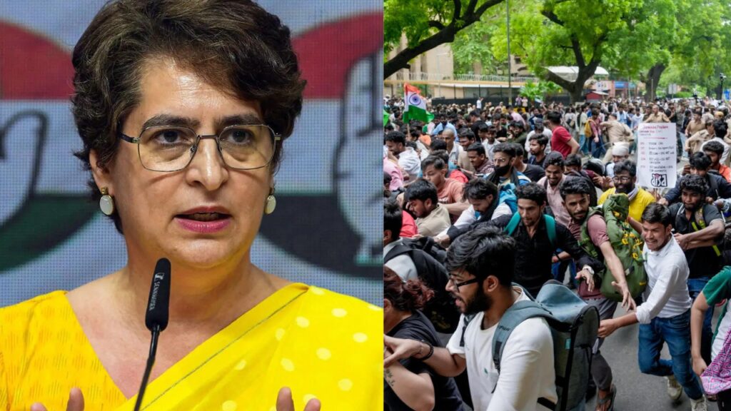 ‘These are our children’: Priyanka Gandhi slams Centre over police action at CJP protest | India News