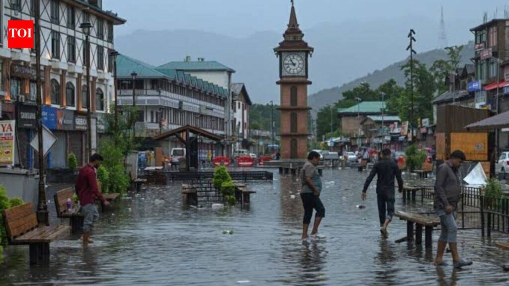 J&K floods: Lal Chowk flooded, Amarnath yatra stays suspended | India News