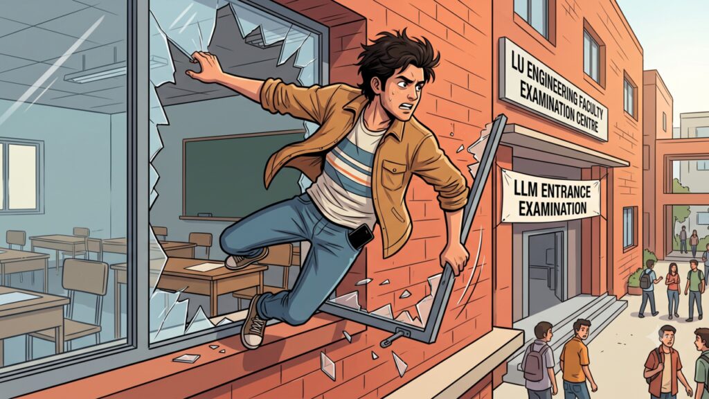‘Munna Bhai’ caught, jumps from window to escape | Lucknow News