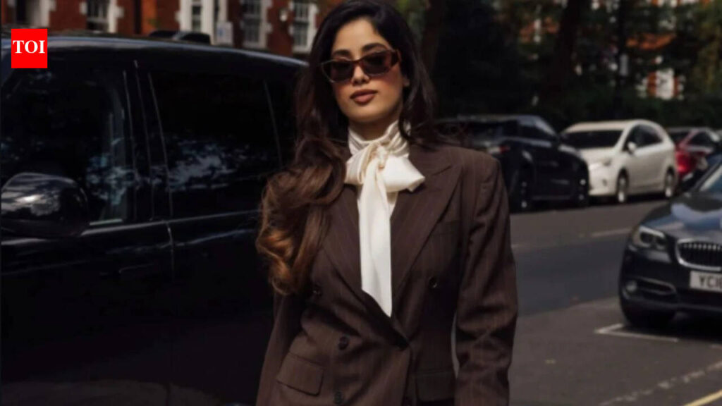 Janhvi Kapoor nails stadium style dressed in head-to-toe luxury ensemble with a Rs 5 lakh price tag for India vs England ODI at Lord’s |