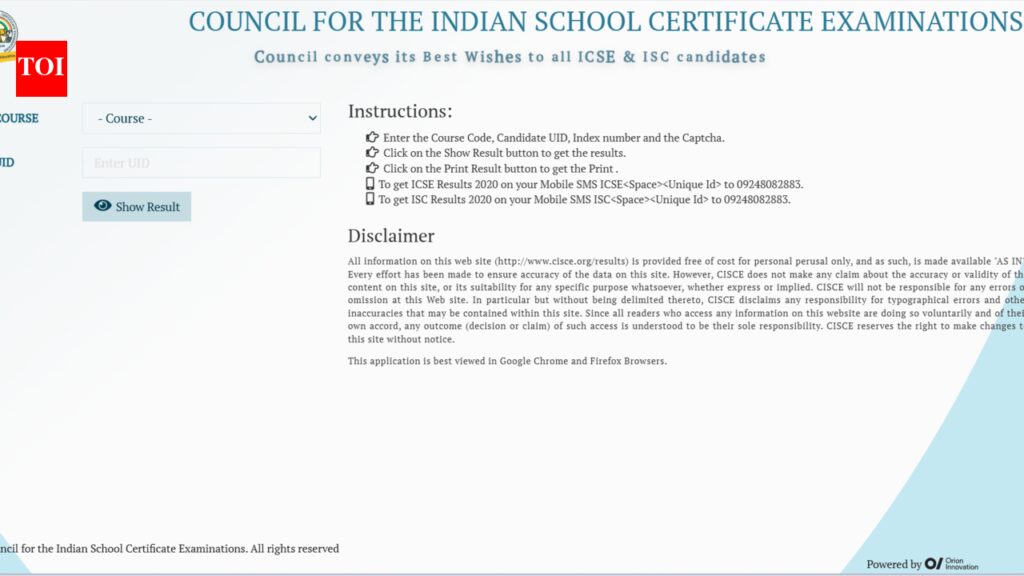 ICSE Class 10 Improvement result 2026 released at ciseresults.org: Direct link to download scorecards here