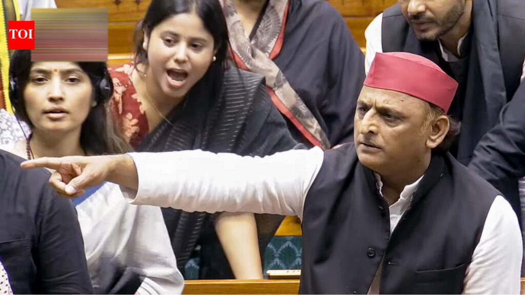 ‘You let BJP, Congress speak, but not us’: Akhilesh Yadav erupts in Lok Sabha over NEET discussion | India News