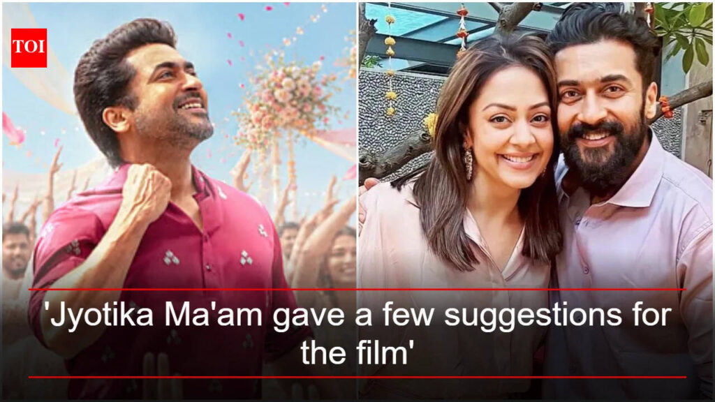 ‘Jyotika Ma’am gave a few suggestions for the film’: Venky Atluri shares how Suriya’s wife helped shape ‘Vishwanath And Sons’ | Tamil Movie News
