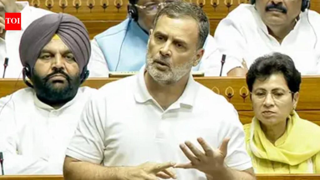 Bjp Breach Of Privilege Notice: BJP submits breach of privilege notice against Rahul Gandhi | India News