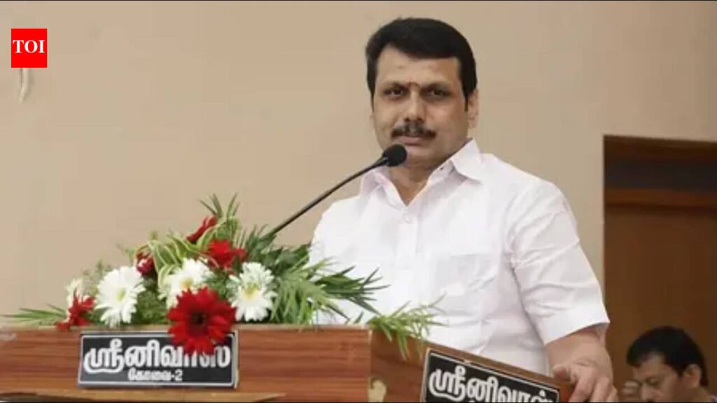 Senthil Balaji gets pre-arrest bail from SC in Tasmac corruption case | India News