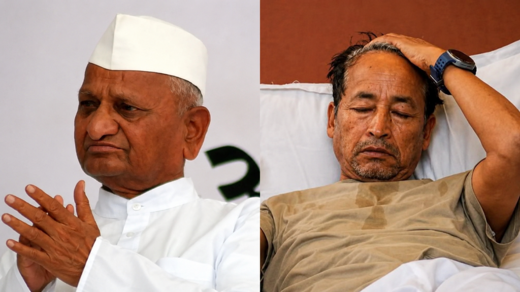 Anna Hazare and Sonam Wangchuk, a tale of two fasts
