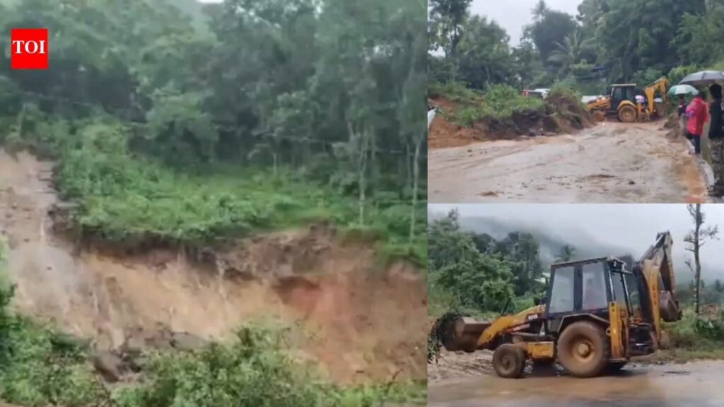 Kerala rain havoc: 2 dead, several feared trapped as landslides, floods batter state | Thiruvananthapuram News