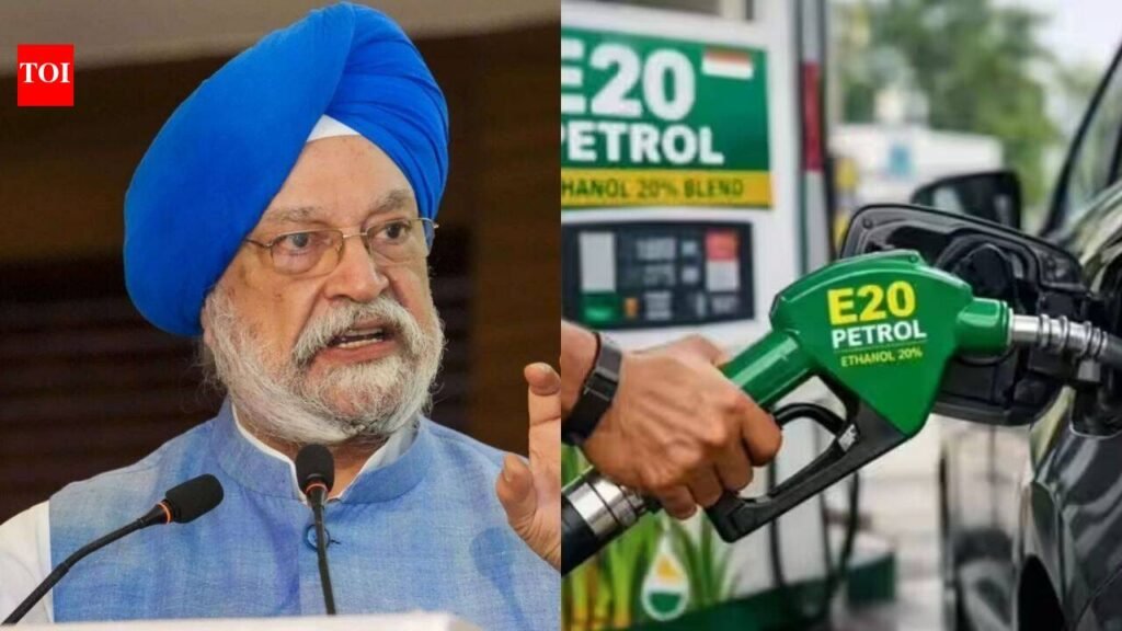 Petrol would’ve hit Rs 125/litre in Delhi without ethanol blend, says govt | Delhi News