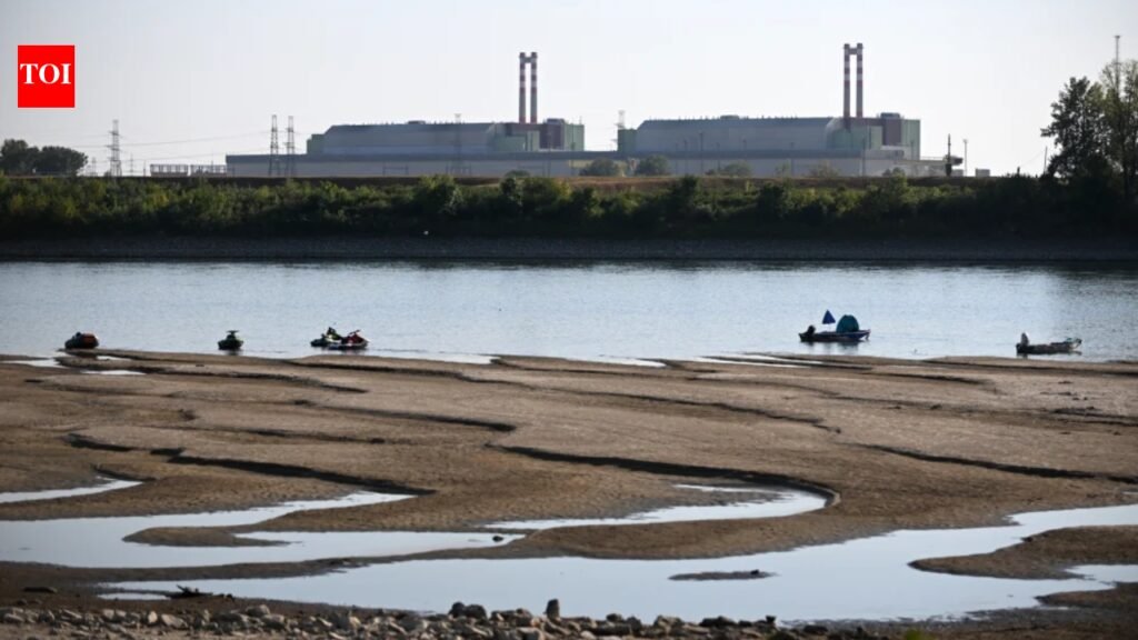 Hungary shut its only nuclear plant for the first time in 44 years after the Danube fell too low to cool its reactors; nearly half its electricity supply is now affected