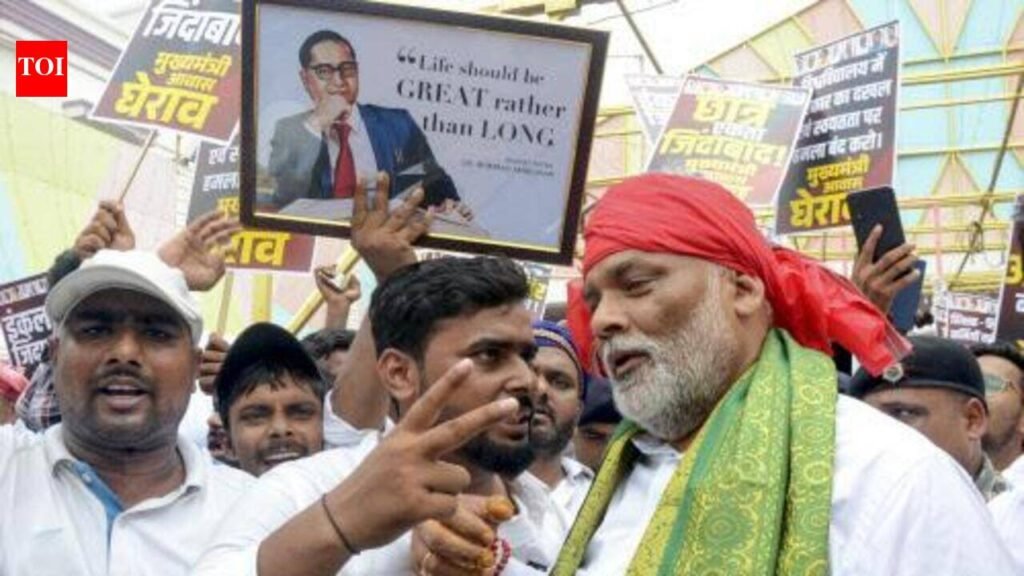 Skit outside Parliament: Prayagraj court issues notice to Pappu Yadav | Lucknow News