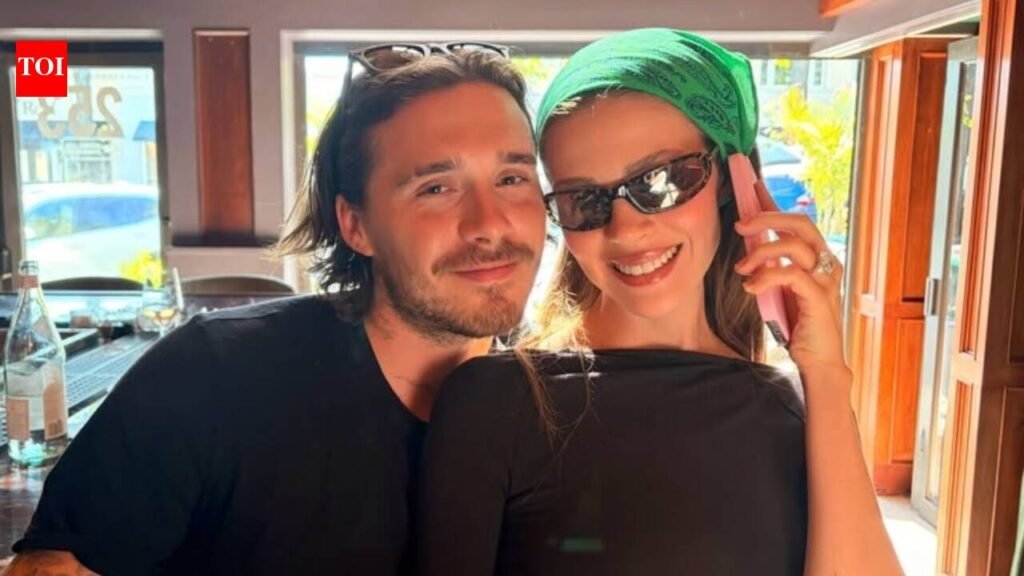 Brooklyn Beckham and Nicola Peltz Beckham ignore their original wedding anniversary to celebrate the vow renewal ceremony day |