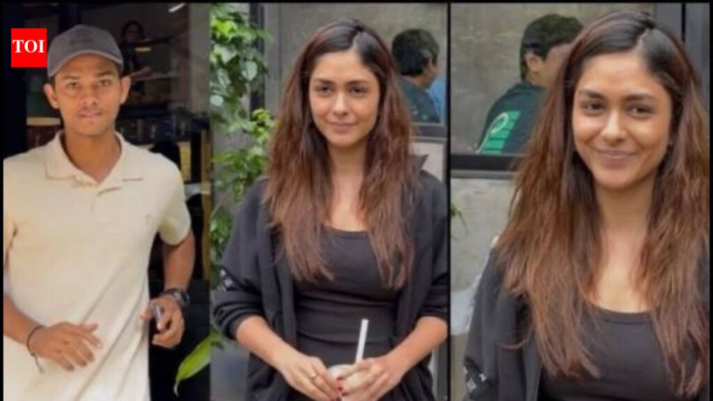 Mrunal Thakur reacts to link-up rumours with 10 year younger cricketer Yashasvi Jaiswal: ‘Bro relax, show me ek sath kahan?’ |