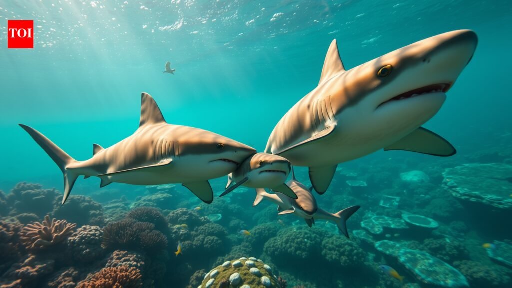 Bull sharks in Fiji repeatedly meet at the same reef, and scientists found they slightly prefer spending time with relatives |