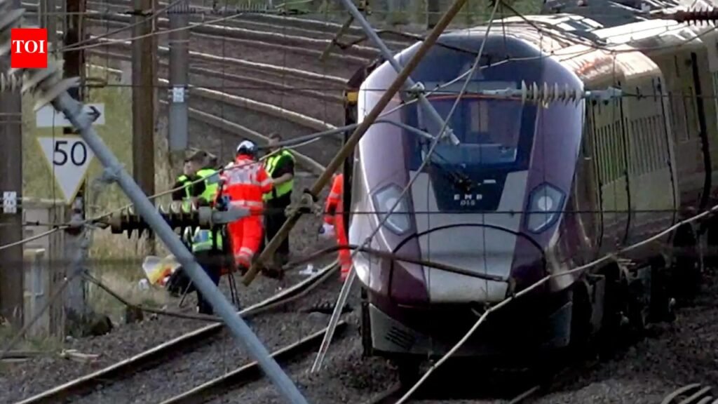 Passenger train derails, flips on side near UK’s Lewes; rail routes disrupted